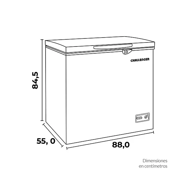 Congelador Challenger Horizontal 198 Litros Brutos Ch-199