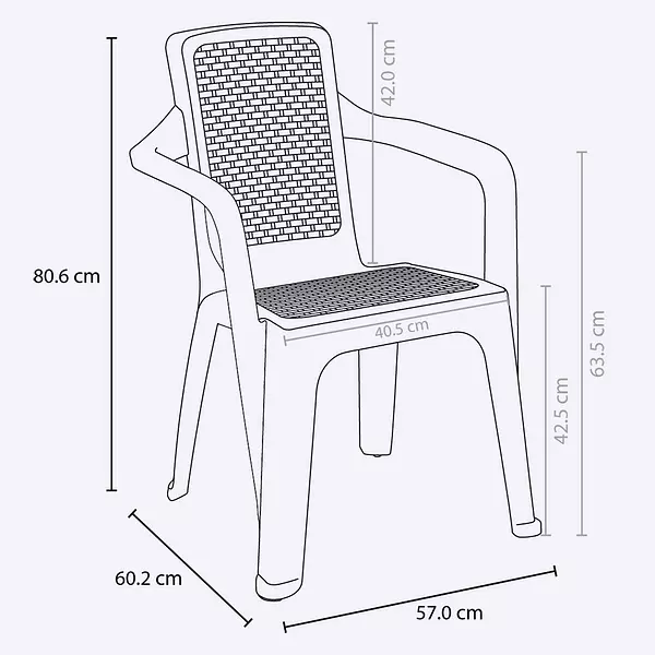 Silla Rimax Eterna Con Brazos