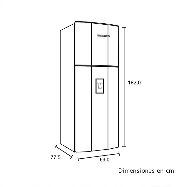 Nevera Challenger 470 Litros Brutos - Cr470 Acero Inox