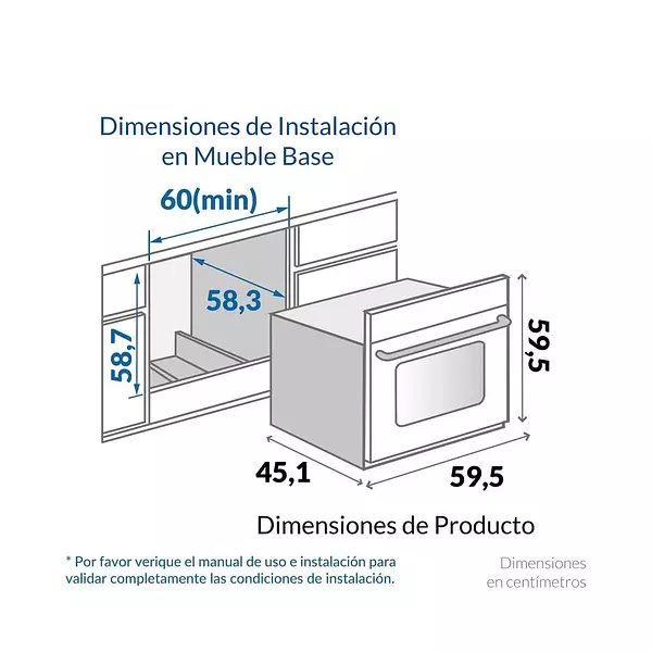 Horno Challenger Eléctrico He 2500 Inox