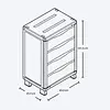 Armario Rimax Cajonero Rattan