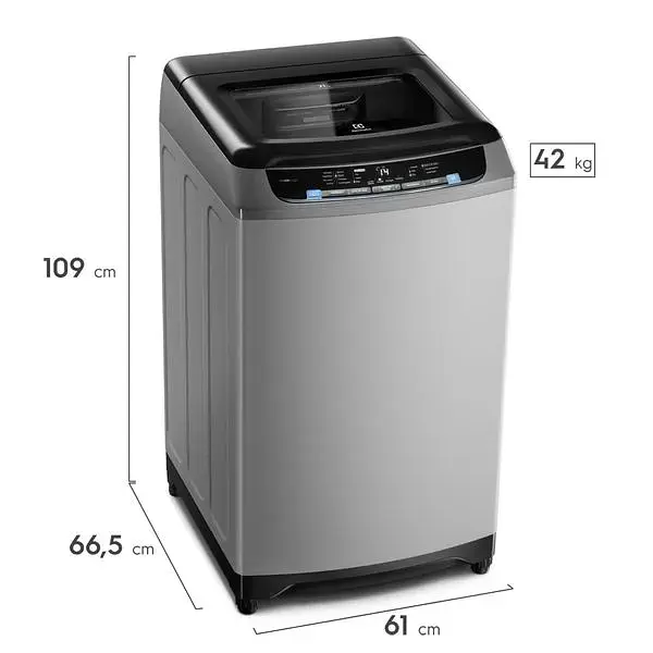 Lavadora Electrolux 21kg Gris Ewix21f3csg