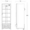 Vitrina Vertical Inducol Refrigerada 431 Litros