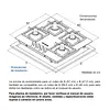 Cubierta Sq6762 Ae Serie Cristal Squadra 4 Puestos – Vidrio