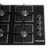 Estufa De Empotrar Challenger Vidrio Negro 60 Cm Sq6759