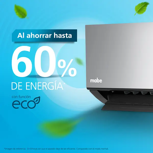 Aire Acondicionado Mini Split 9000btu Inv 110 Blanco Mabe