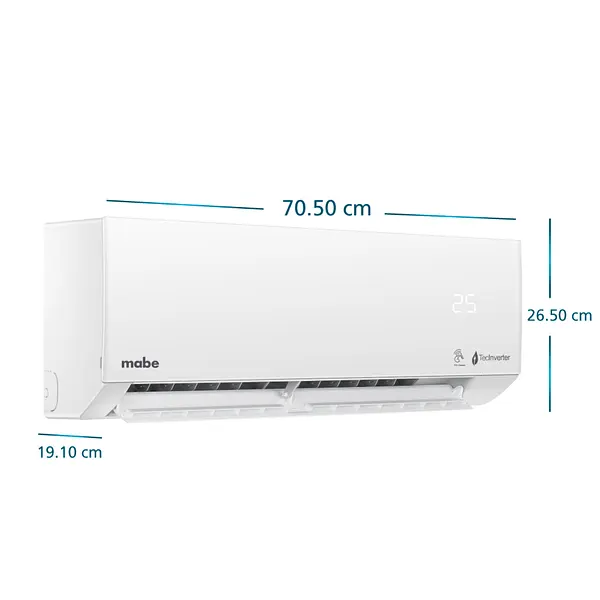 Aire Acondicionado Mini Split 9000btu 110 Blanco Mabe