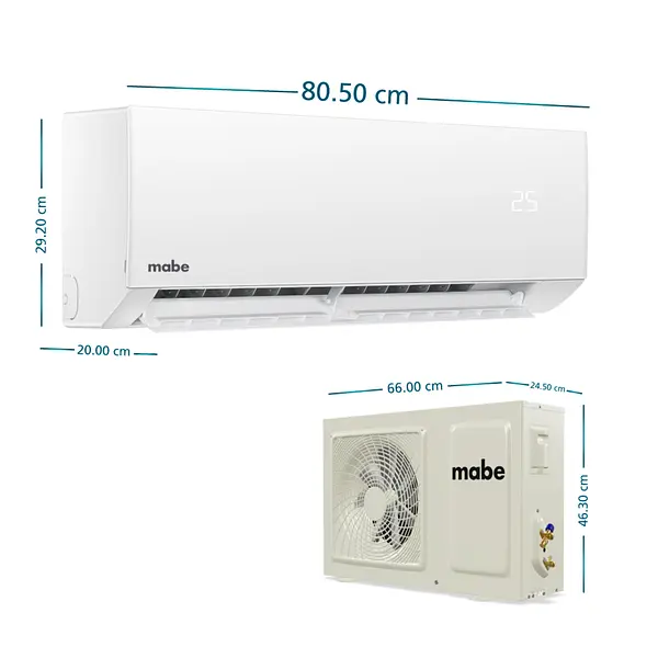 Aire Acondicionado Tradicional 220v 12000 Btu Blanco Mabe