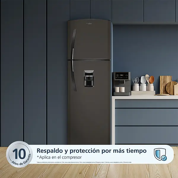 Nevera Mabe No Frost 247 L Brutos Grafito Mabe