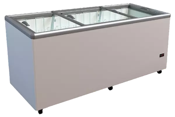 Congelador Indufrial Tapa De Vidrio 400 Lt Frigo Hv530-Rhc