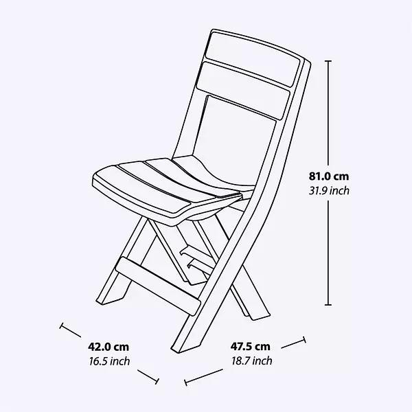 Silla Rimax Plegable